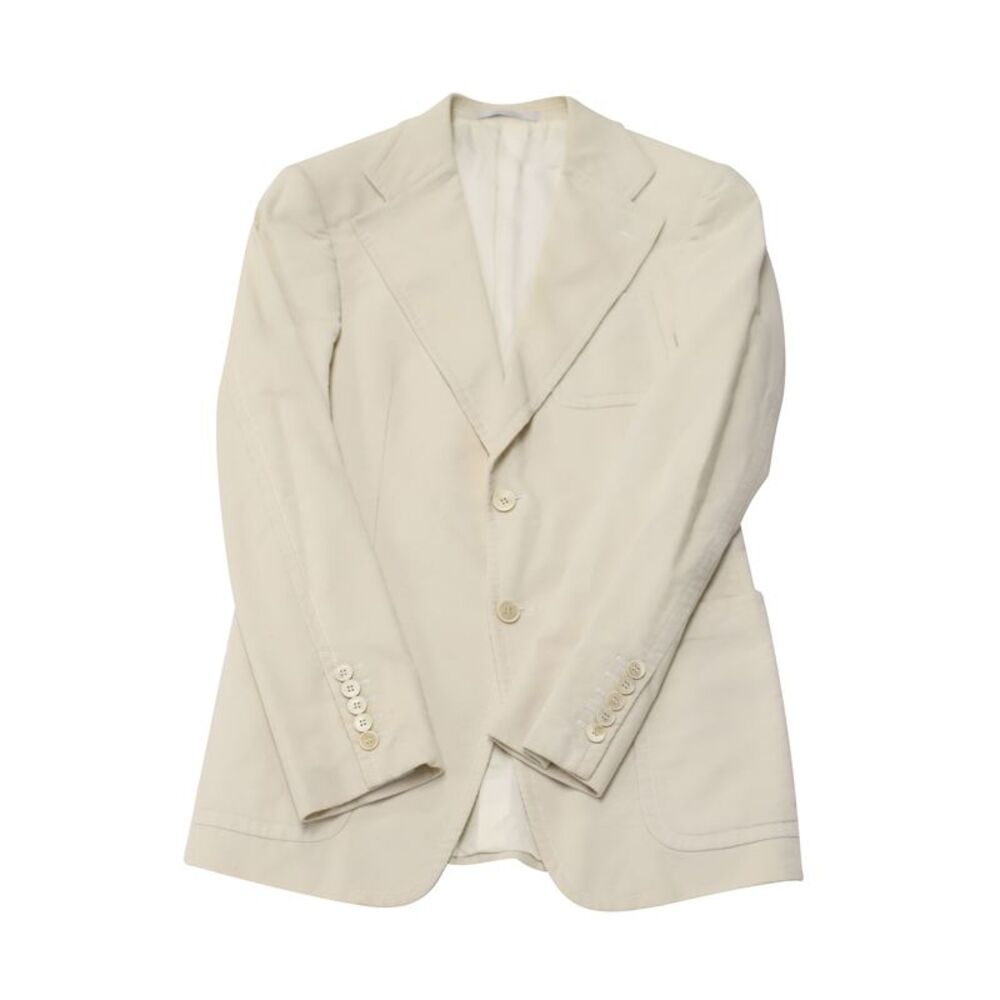 Gucci Corduroy Blazer in Ivory Cotton
